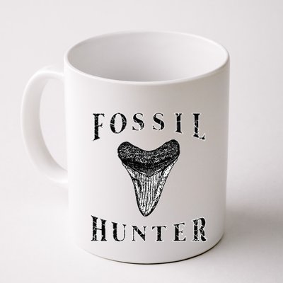 Megalodon Tooth Sharks Tooth Fossil Hunter Paleontologist Mug