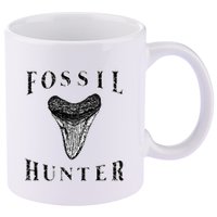 Megalodon Tooth Sharks Tooth Fossil Hunter Paleontologist 11oz C Handle Ceramic Mug