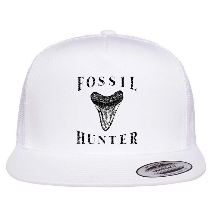 Megalodon Tooth Sharks Tooth Fossil Hunter Paleontologist Flatbill Hat