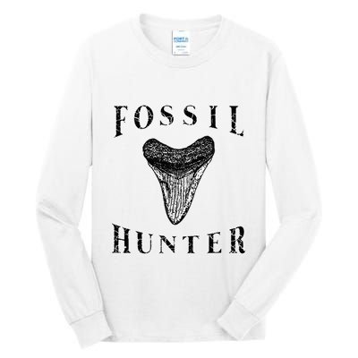 Megalodon Tooth Sharks Tooth Fossil Hunter Paleontologist Tall Long Sleeve T-Shirt