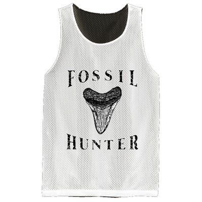 Megalodon Tooth Sharks Tooth Fossil Hunter Paleontologist Mesh Reversible Basketball Jersey Tank