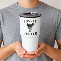 Megalodon Tooth Sharks Tooth Fossil Hunter Paleontologist Tumbler