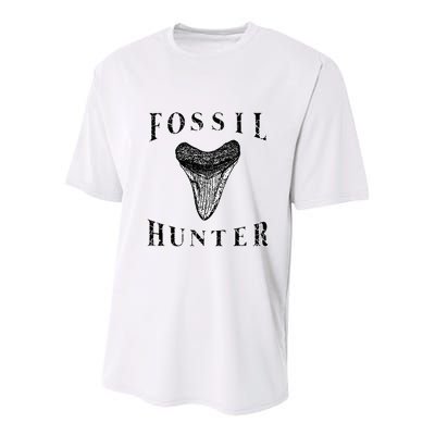 Megalodon Tooth Sharks Tooth Fossil Hunter Paleontologist Youth Performance Sprint T-Shirt