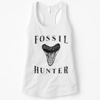 Megalodon Tooth Sharks Tooth Fossil Hunter Paleontologist Womens Tank Top