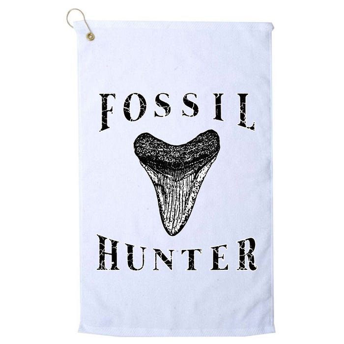 Megalodon Tooth Sharks Tooth Fossil Hunter Paleontologist Golf Towel