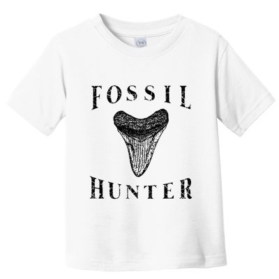 Megalodon Tooth Sharks Tooth Fossil Hunter Paleontologist Toddler T-Shirt
