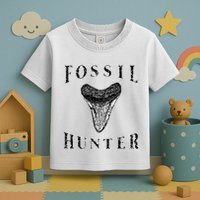 Megalodon Tooth Sharks Tooth Fossil Hunter Paleontologist Toddler T-Shirt