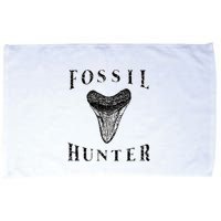 Megalodon Tooth Sharks Tooth Fossil Hunter Paleontologist Microfiber Hand Towel