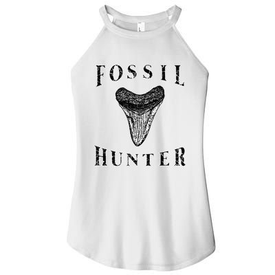 Megalodon Tooth Sharks Tooth Fossil Hunter Paleontologist Women's Perfect Tri Rocker Tank
