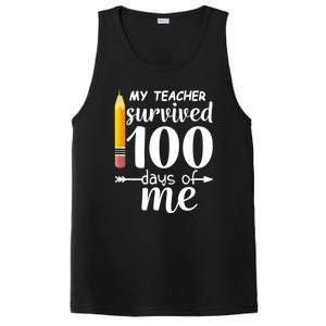 My Teacher Survived 100 Days Of Me PosiCharge Competitor Tank