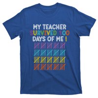 My Teacher Survived 100 Days Of Me Funny 100th Day Of School Gift T-Shirt