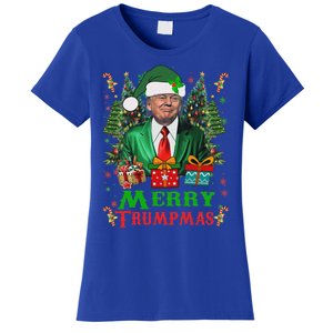 Merry Trumpmas Santa Trump Christmas Ugly Sweater Women's T-Shirt