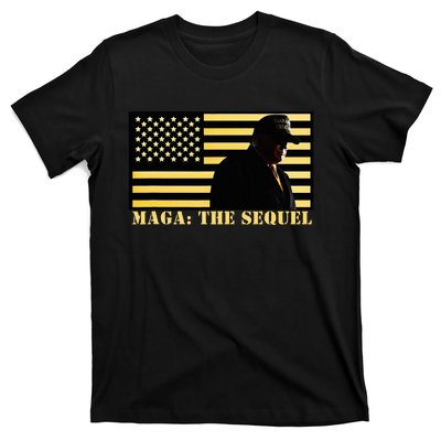 Maga The Sequel Trump 2024 Winner Second Term American Flag T-Shirt