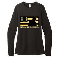 Maga The Sequel Trump 2024 Winner Second Term American Flag Womens CVC Long Sleeve Shirt