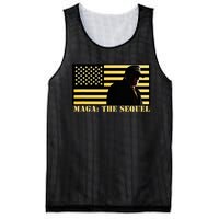 Maga The Sequel Trump 2024 Winner Second Term American Flag Mesh Reversible Basketball Jersey Tank