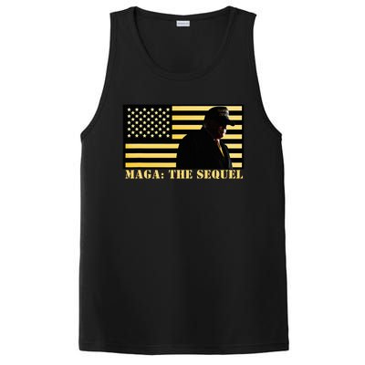 Maga The Sequel Trump 2024 Winner Second Term American Flag PosiCharge Competitor Tank