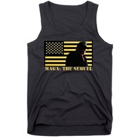 Maga The Sequel Trump 2024 Winner Second Term American Flag Tank Top