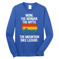 Mom The The Myth The Mountain Bike Legend Biking Mom Meaningful Gift Long Sleeve Shirt