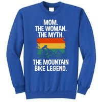 Mom The The Myth The Mountain Bike Legend Biking Mom Meaningful Gift Sweatshirt