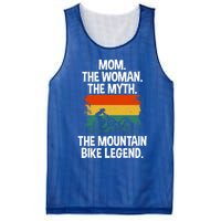 Mom The The Myth The Mountain Bike Legend Biking Mom Meaningful Gift Mesh Reversible Basketball Jersey Tank