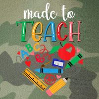 Made To Teach Gift For Teacher Legacy Tie Dye Trucker Hat