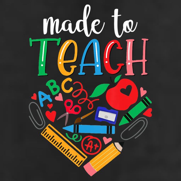 Made To Teach Gift For Teacher Adult Drive Performance Visor
