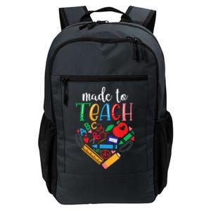 Made To Teach Gift For Teacher Daily Commute Backpack