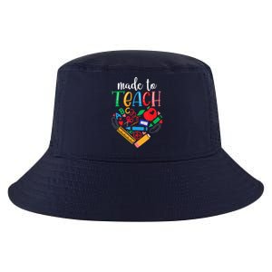 Made To Teach Gift For Teacher Cool Comfort Performance Bucket Hat