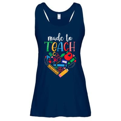 Made To Teach Gift For Teacher Ladies Essential Flowy Tank