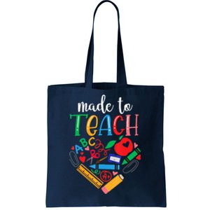 Made To Teach Gift For Teacher Tote Bag