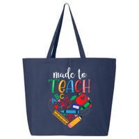 Made To Teach Gift For Teacher 25L Jumbo Tote