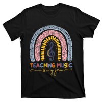 Musical Teacher Teaching Music Is My Jam Rainbow T-Shirt