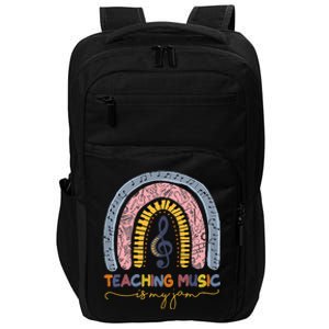 Musical Teacher Teaching Music Is My Jam Rainbow Impact Tech Backpack