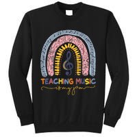 Musical Teacher Teaching Music Is My Jam Rainbow Sweatshirt