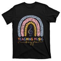 Musical Teacher Teaching Music Is My Jam Rainbow T-Shirt