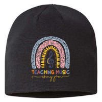 Musical Teacher Teaching Music Is My Jam Rainbow Sustainable Beanie