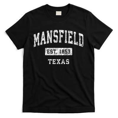 Mansfield Texas Tx Vintage Established Sports Design T-Shirt