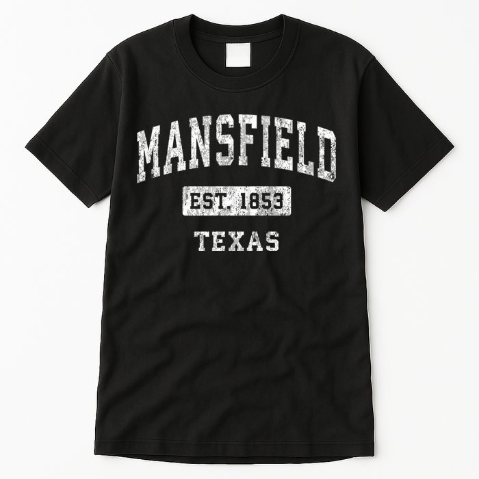 Mansfield Texas Tx Vintage Established Sports Design Tall T-Shirt