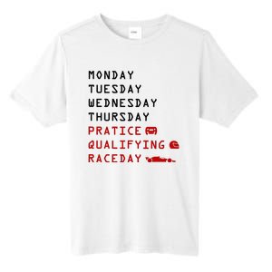 Monday Tuesday Thursday Practice Qualifying Race Day Tall Fusion ChromaSoft Performance T-Shirt