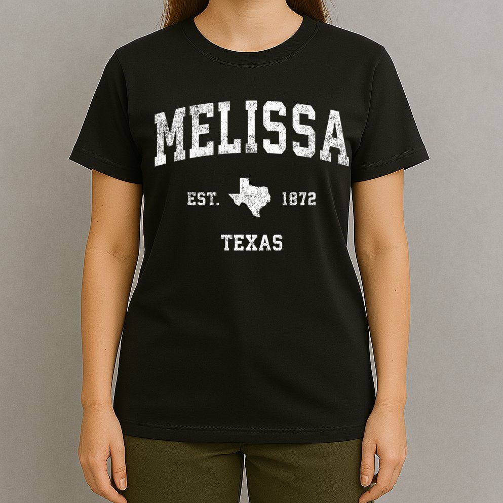 Melissa Texas Tx Vintage Sports T-Shirt