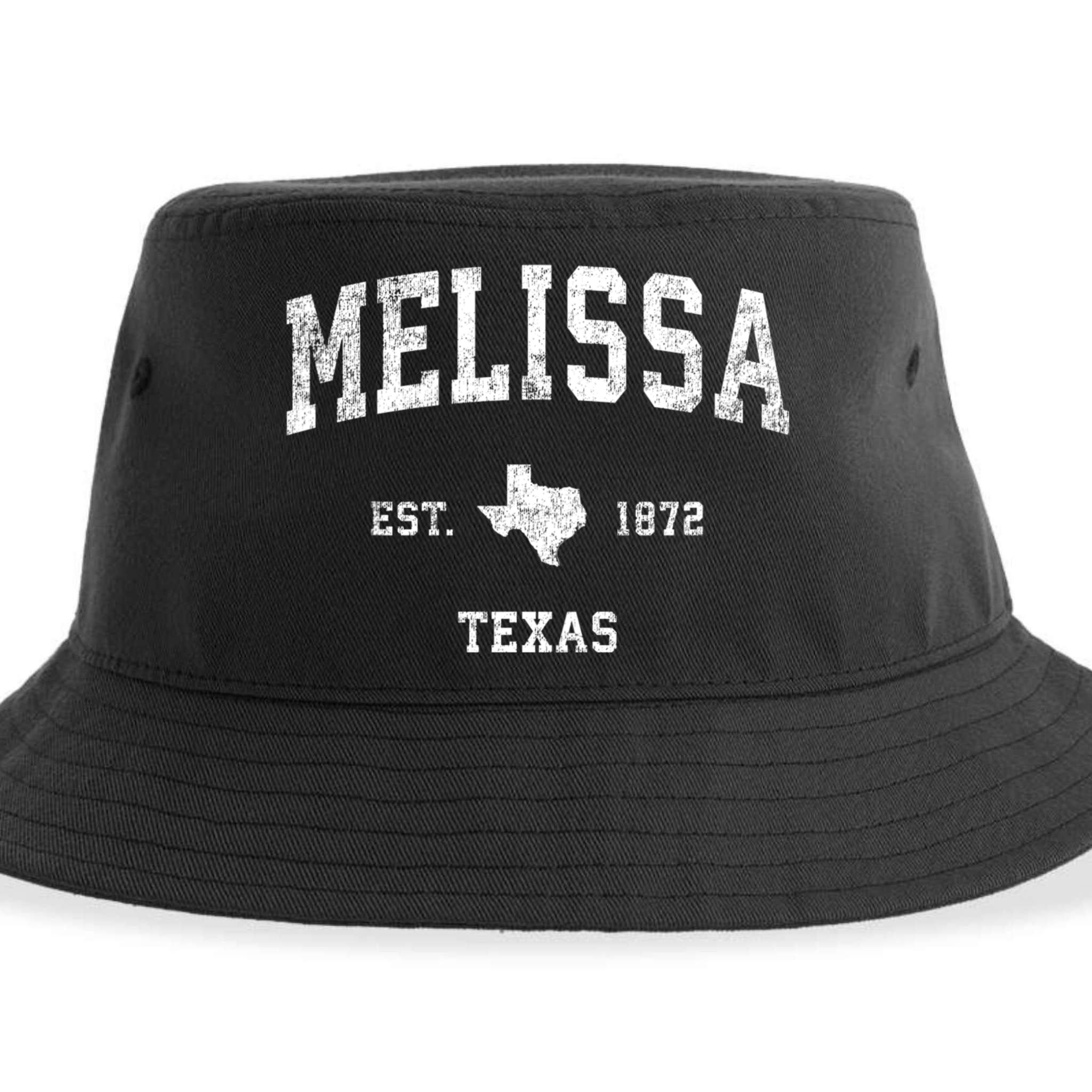 Melissa Texas Tx Vintage Sports Sustainable Bucket Hat