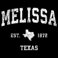 Melissa Texas Tx Vintage Sports Toddler T-Shirt
