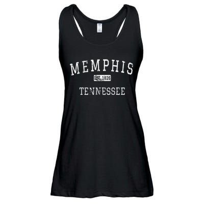 Memphis Tennessee TN Vintage Ladies Essential Flowy Tank