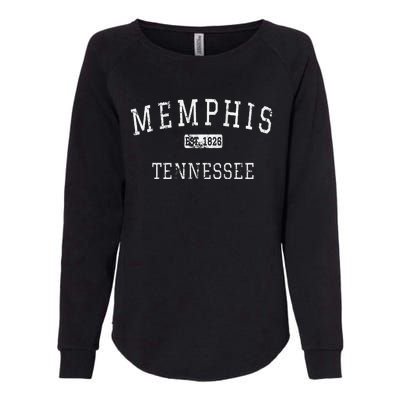 Memphis Tennessee TN Vintage Womens California Wash Sweatshirt