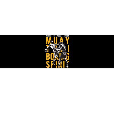 Muay Thai Thai Boxing Bumper Sticker