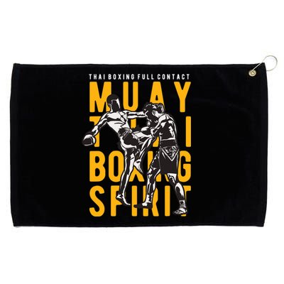 Muay Thai Thai Boxing Grommeted Golf Towel