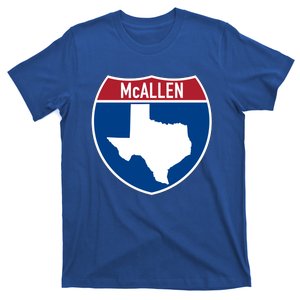 Mcallen Texas Tx Interstate Highway Vacation Souvenir Meaningful Gift T-Shirt