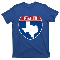 Mcallen Texas Tx Interstate Highway Vacation Souvenir Meaningful Gift T-Shirt