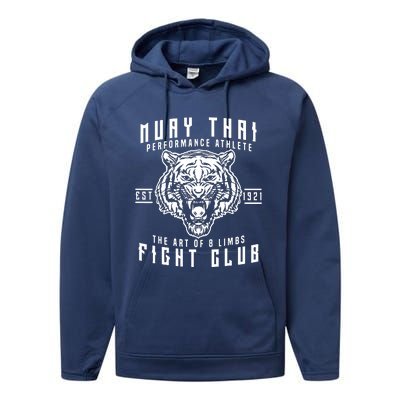 Muay Thai Thai Boxing Kickboxing Performance Fleece Hoodie