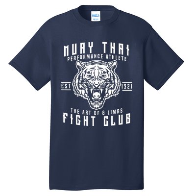 Muay Thai Thai Boxing Kickboxing Tall T-Shirt